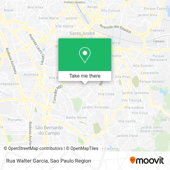Rua Walter Garcia map