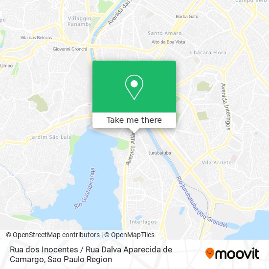 Rua dos Inocentes / Rua Dalva Aparecida de Camargo map