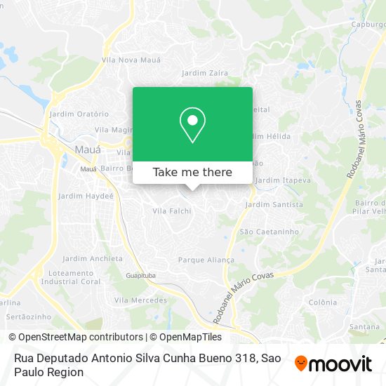 Rua Deputado Antonio Silva Cunha Bueno  318 map