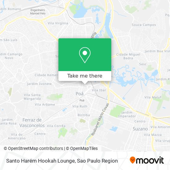 Santo Harém Hookah Lounge map