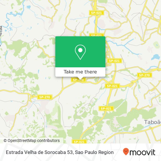 Estrada Velha de Sorocaba 53 map