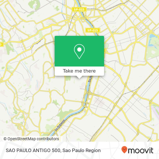 SAO PAULO ANTIGO   500 map