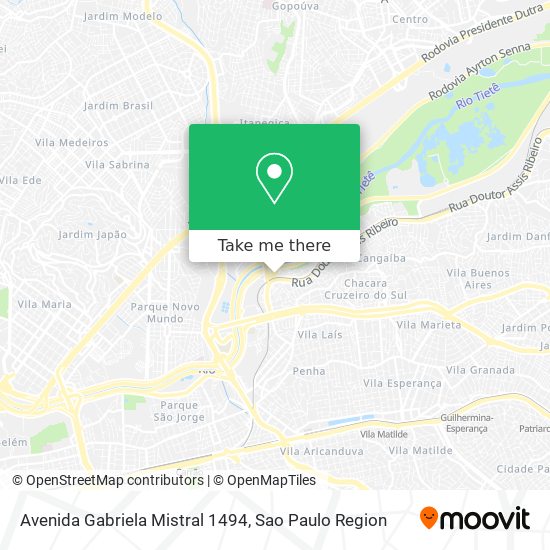 Avenida Gabriela Mistral 1494 map