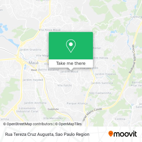 Rua Tereza Cruz Augusta map