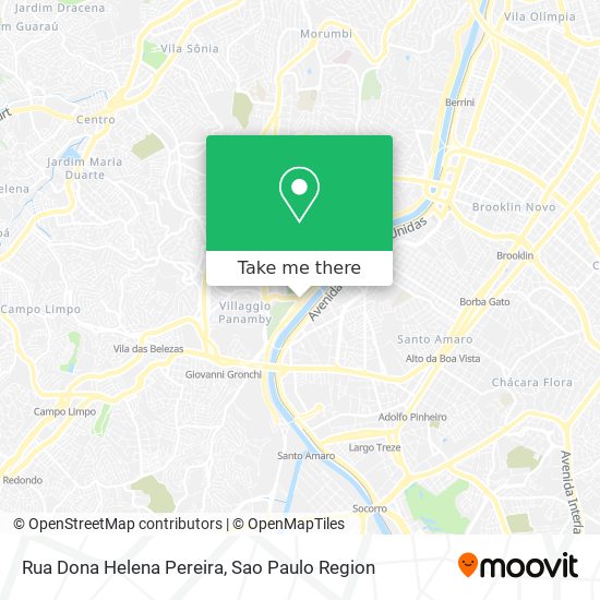 Rua Dona Helena Pereira map