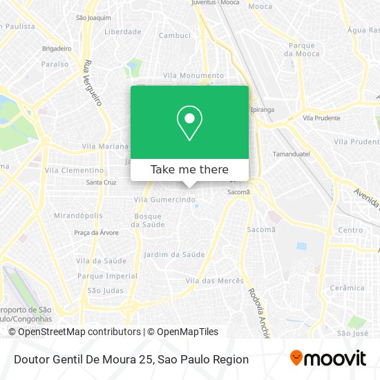 Doutor Gentil De Moura 25 map