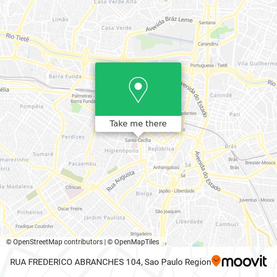 RUA FREDERICO ABRANCHES  104 map