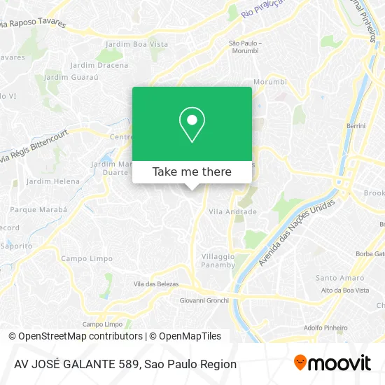 AV JOSÉ GALANTE 589 map