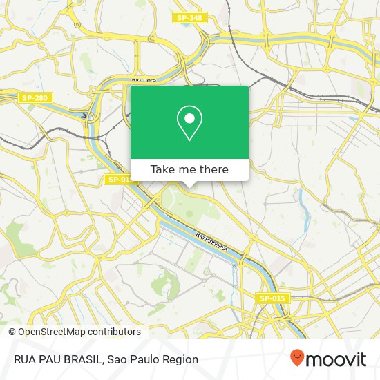 RUA PAU BRASIL map