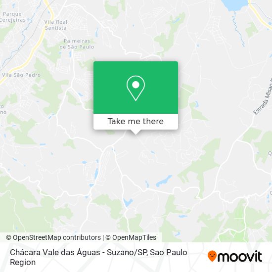 Chácara Vale das Águas - Suzano / SP map