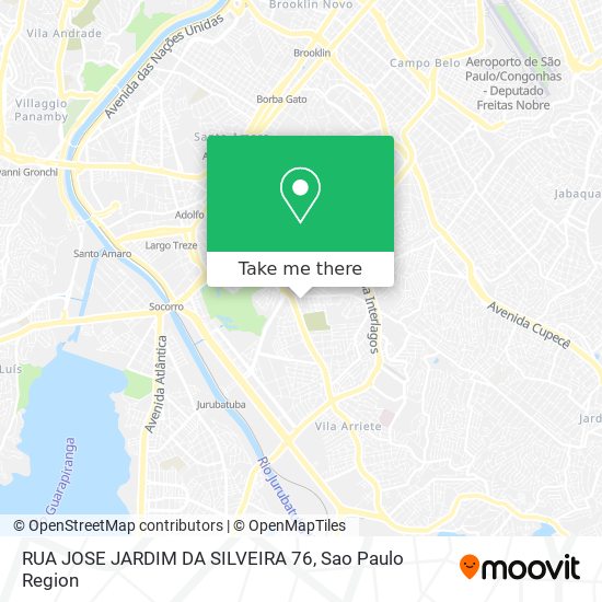 RUA JOSE JARDIM DA SILVEIRA  76 map