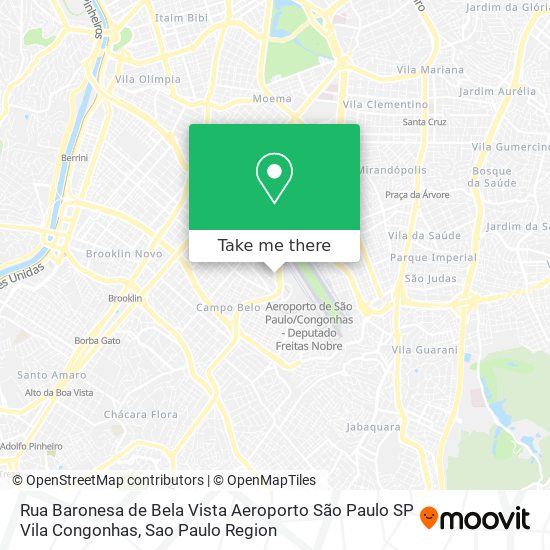 Rua Baronesa de Bela Vista  Aeroporto   São Paulo   SP  Vila Congonhas map