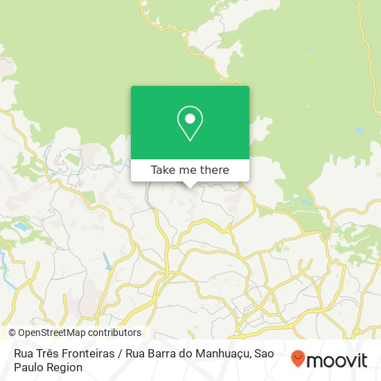 Rua Três Fronteiras / Rua Barra do Manhuaçu map