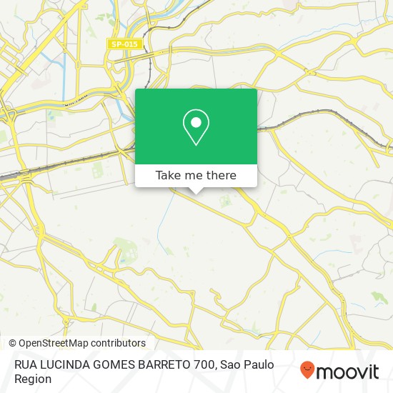 Mapa RUA LUCINDA GOMES BARRETO 700