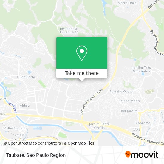 Taubate map