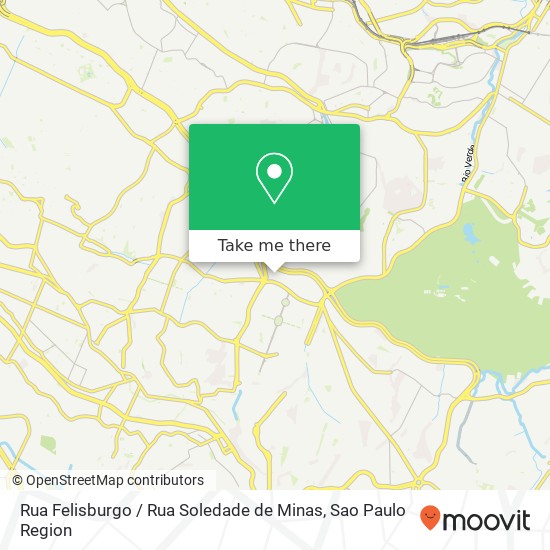 Mapa Rua Felisburgo / Rua Soledade de Minas