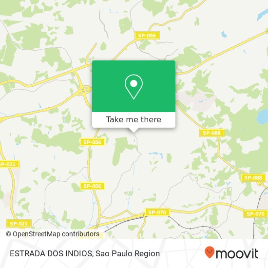ESTRADA DOS INDIOS map