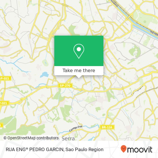 RUA ENGº PEDRO GARCIN map