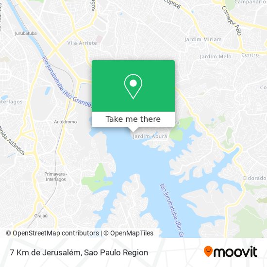 7 Km de Jerusalém map