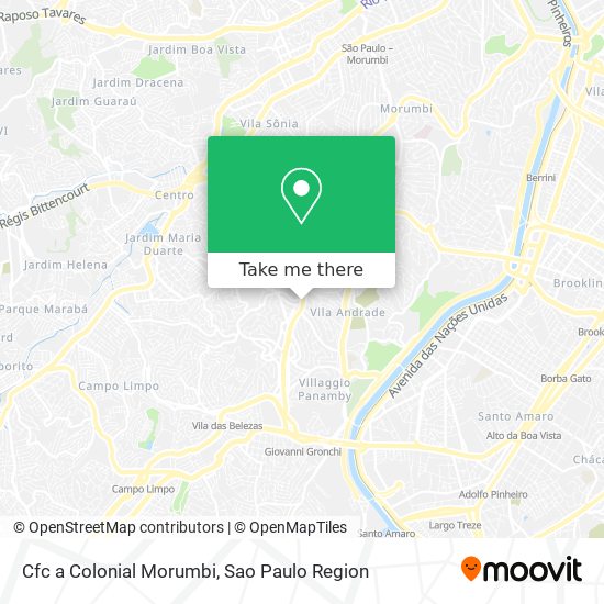 Cfc a Colonial Morumbi map