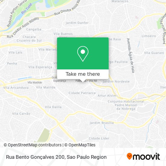 Rua Bento Gonçalves 200 map