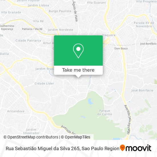 Rua Sebastião Miguel da Silva 265 map