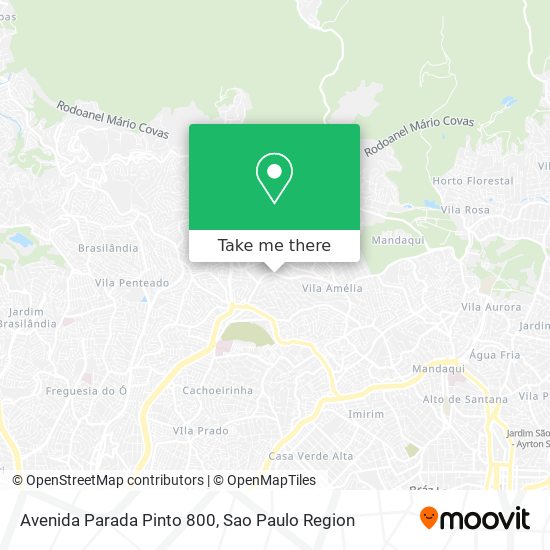 Mapa Avenida Parada Pinto 800