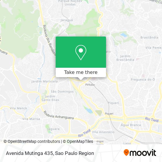 Avenida Mutinga 435 map