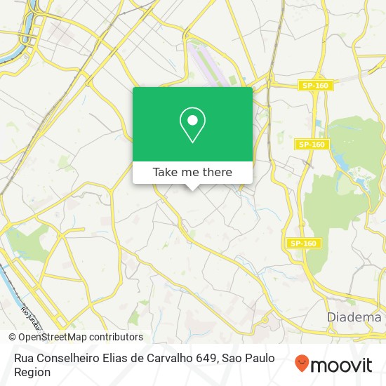 Mapa Rua Conselheiro Elias de Carvalho 649