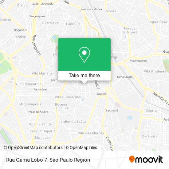 Rua Gama Lobo 7 map