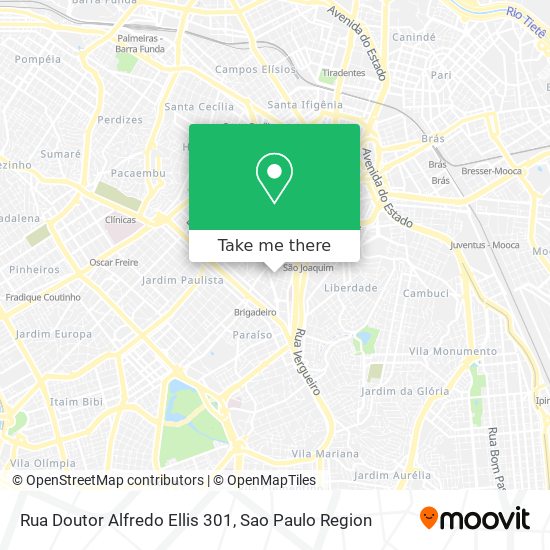 Rua Doutor Alfredo Ellis  301 map