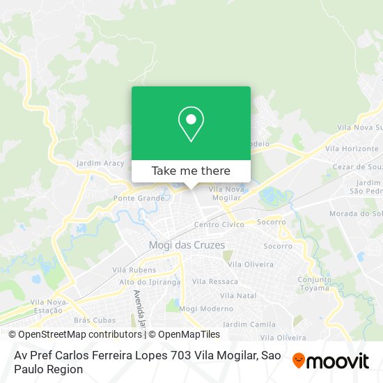 Av  Pref  Carlos Ferreira Lopes  703   Vila Mogilar map
