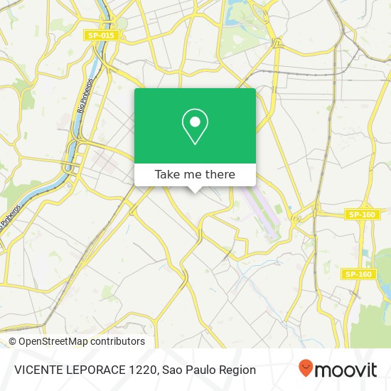 VICENTE LEPORACE  1220 map