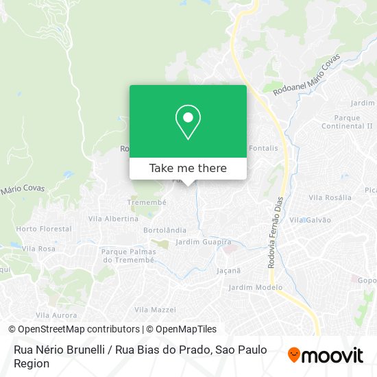 Rua Nério Brunelli / Rua Bias do Prado map