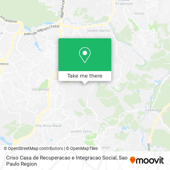 Criso Casa de Recuperacao e Integracao Social map