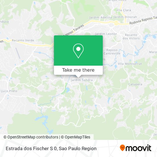 Estrada dos Fischer S 0 map