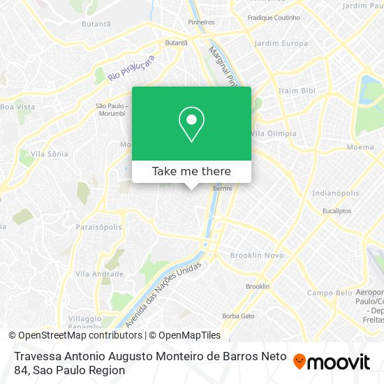 Travessa Antonio Augusto Monteiro de Barros Neto  84 map