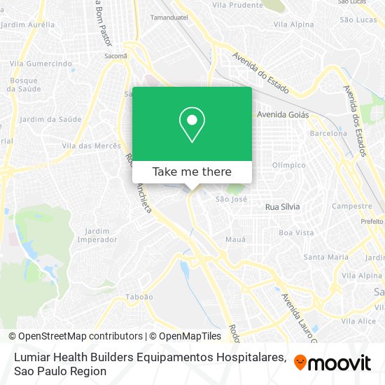 Lumiar Health Builders Equipamentos Hospitalares map