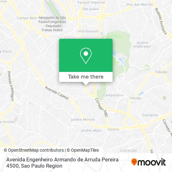 Avenida Engenheiro Armando de Arruda Pereira 4500 map