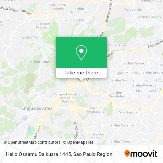 Helio Ossamu Daikuara 1445 map