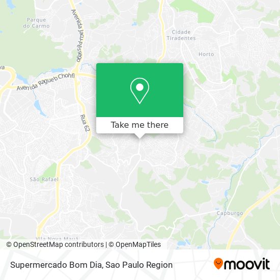 Supermercado Bom Dia map