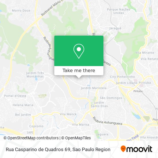 Mapa Rua Casparino de Quadros 69