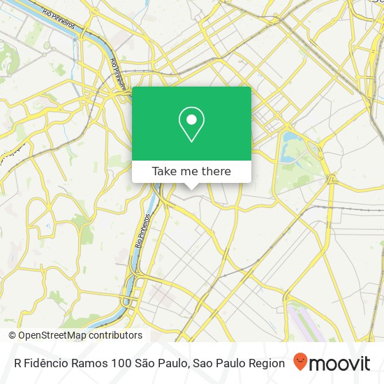 Mapa R  Fidêncio Ramos  100  São Paulo