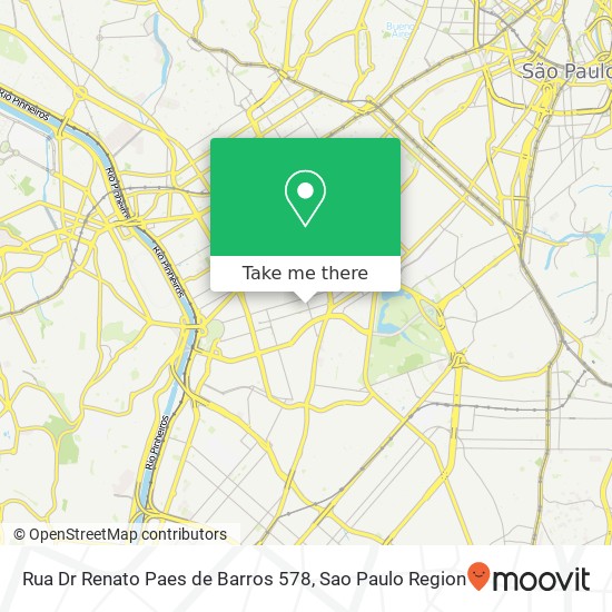 Rua Dr  Renato Paes de Barros  578 map