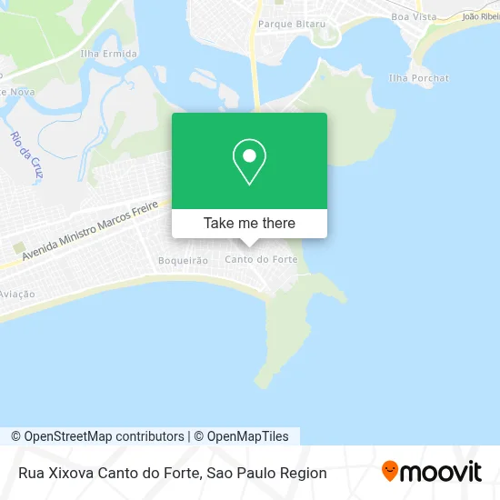 Rua Xixova  Canto do Forte map