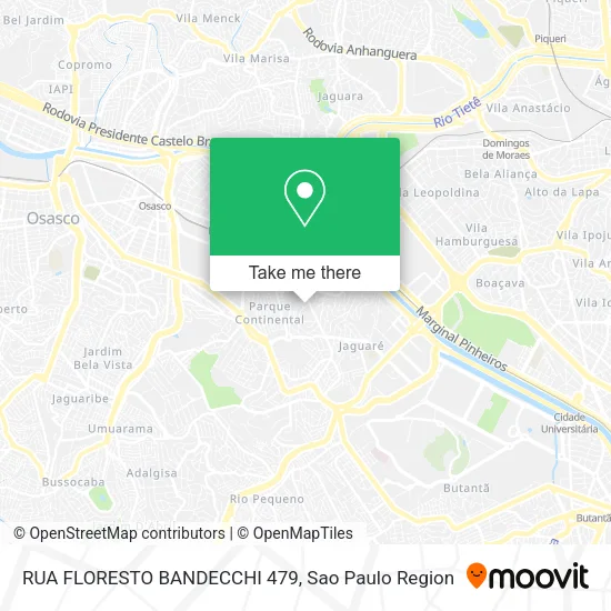 RUA FLORESTO BANDECCHI 479 map