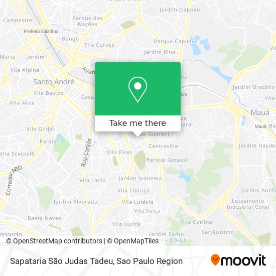Sapataria São Judas Tadeu map