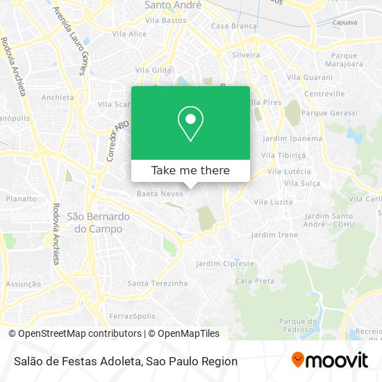 Salão de Festas Adoleta map