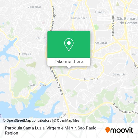 Paróquia Santa Luzia, Virgem e Mártir map