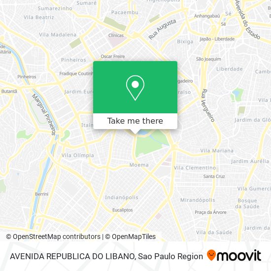 AVENIDA REPUBLICA DO LIBANO map